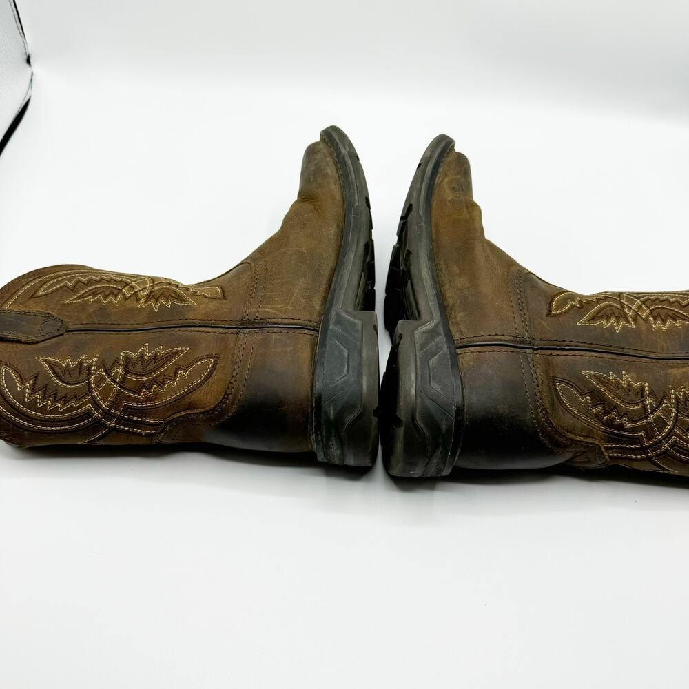 Ariat Kids Workhog XT Coil Square Toe Western Boots Boys Size 13 Brown 10042412 - Picture 3 of 9